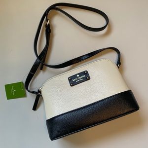 Kate Spade Berkeley Lane Hanna Crm Black Crossbody